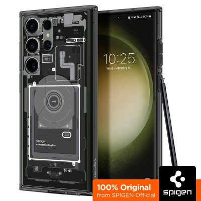 SPIGEN Galaxy S23 Ultra[Ultra Hybrid：Zero One]混合技术，TPU保险杠聚碳酸酯背/三星Galaxy S23 Ultra Case/Galaxy S23 Ultra外壳